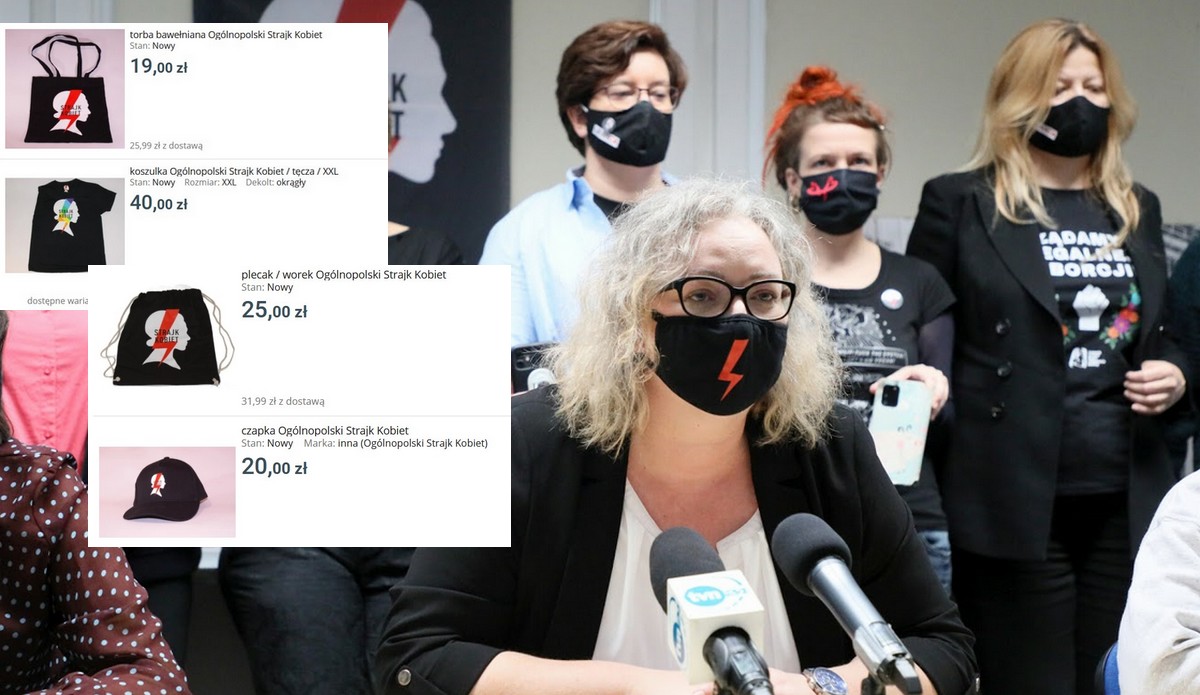 Z jakiegoś powodu Strajk Kobiet uruchomił sklep