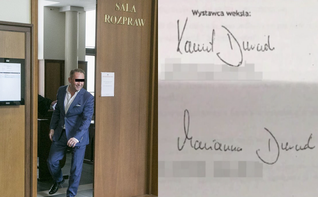 SE: Durczok twierdzi, że żona wiedziała o podrobieniu podpisu na wekslu