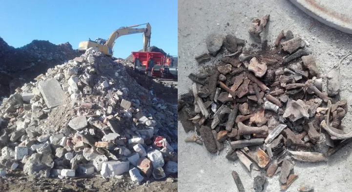 Gdańsk: znalezione ludzkie kości poszły na przemiał i utwardzanie dróg