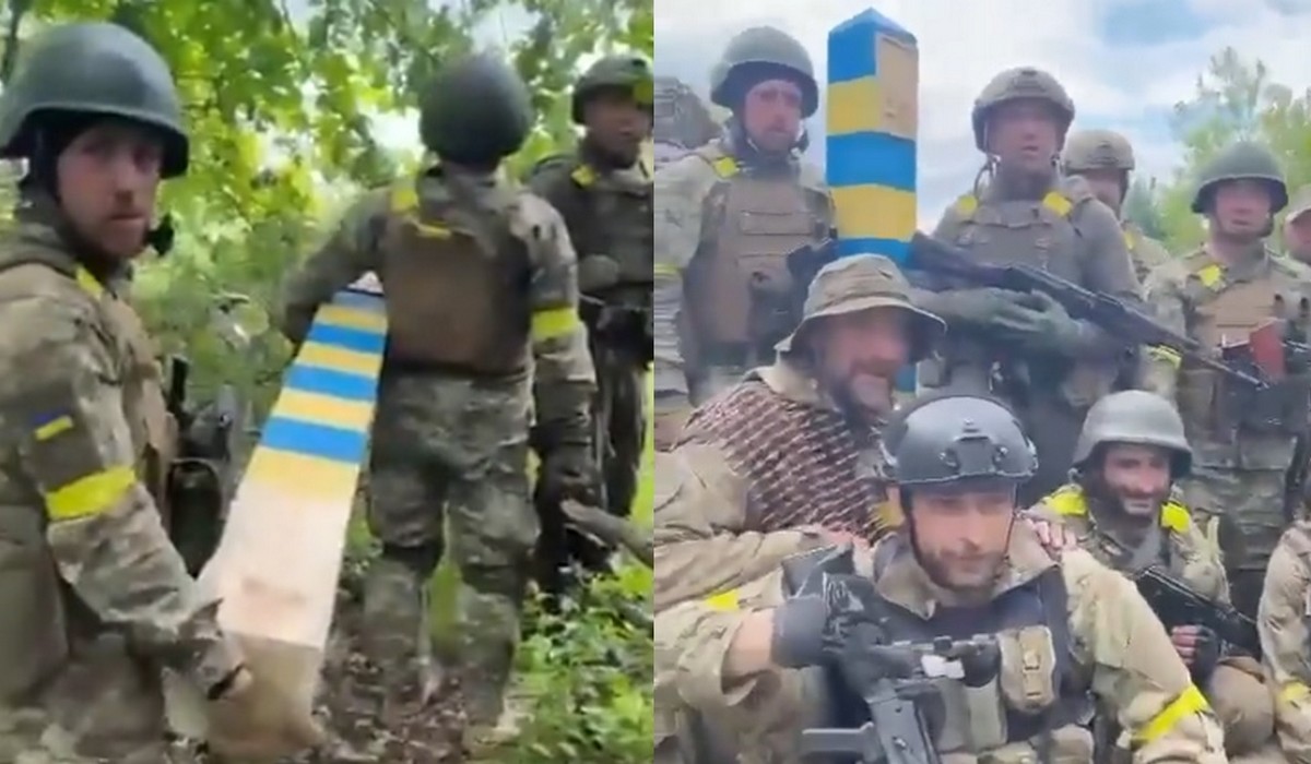 W obwodzie charkowskim Ukraińcy dotarli do granicy z Rosją