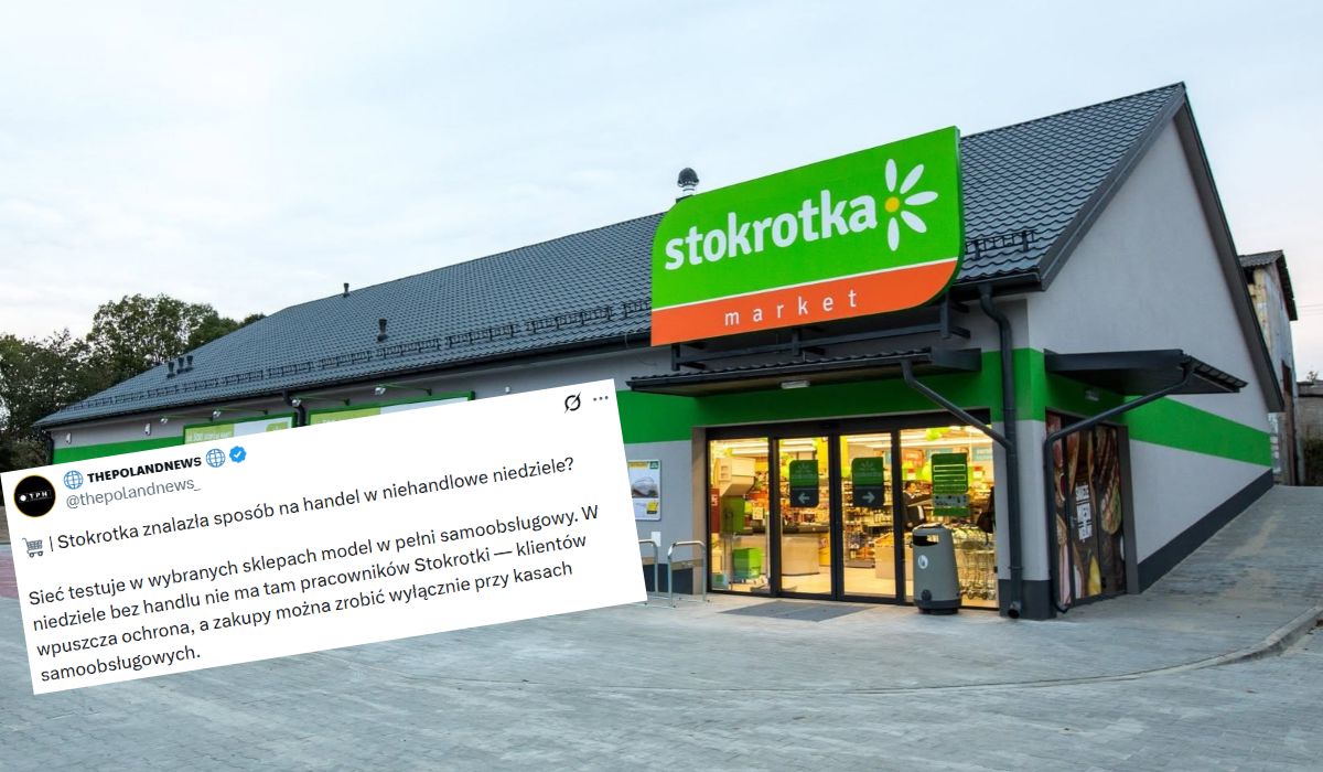 Stokrotka planuje sprytnie obejść zakaz handlu w niedziele, w sklepie nie będzie pracowników, tylko kasy samoobsługowe i ochroniarz