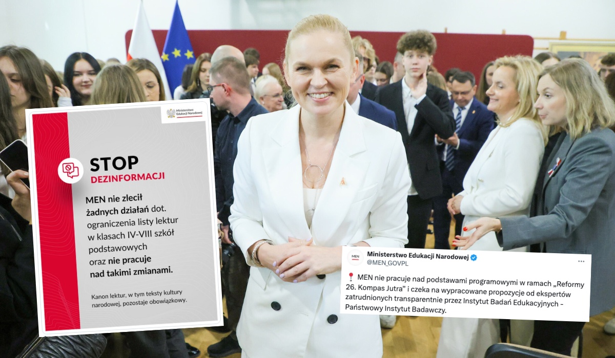 MEN dementuje informacje o tym, że lektury obowiązkowe znikną ze szkół, są to tylko wstępne propozycje