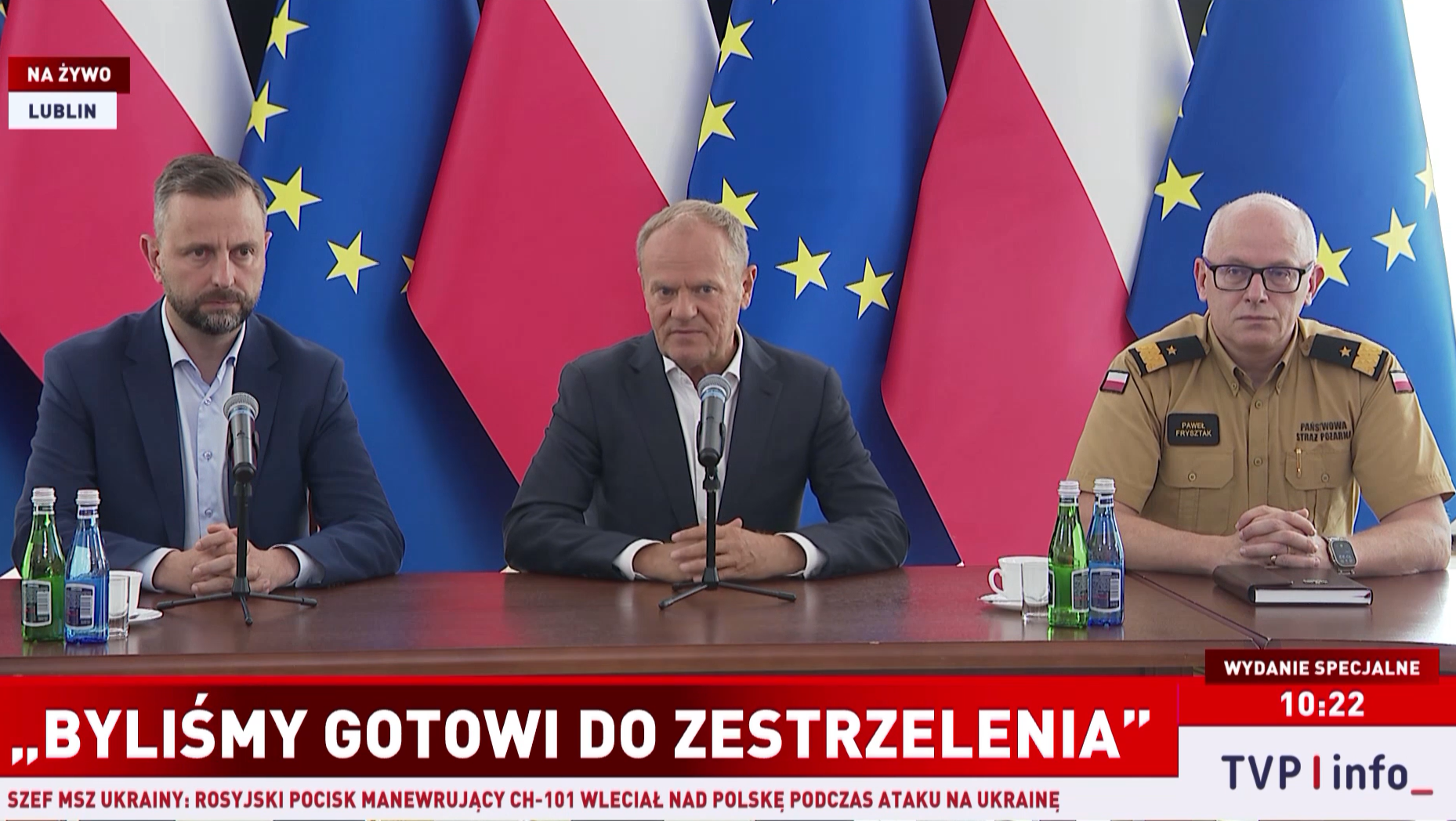 Premier komentuje naruszenie polskiej przestrzeni powietrznej i zapewnia, że "byliśmy gotowi do zestrzelenia"