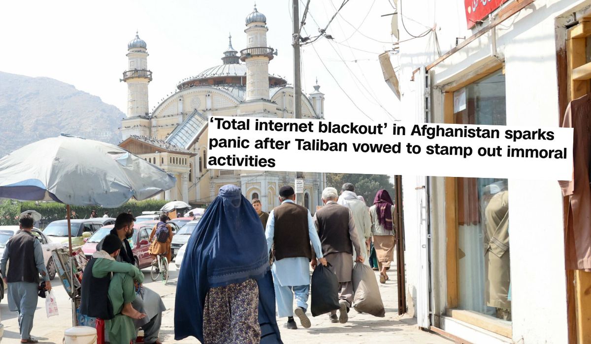 Talibowie postanowili pogłębić izolację Afganistanu, odcinają internet i telefony, żeby "zapobiegać występkom"
