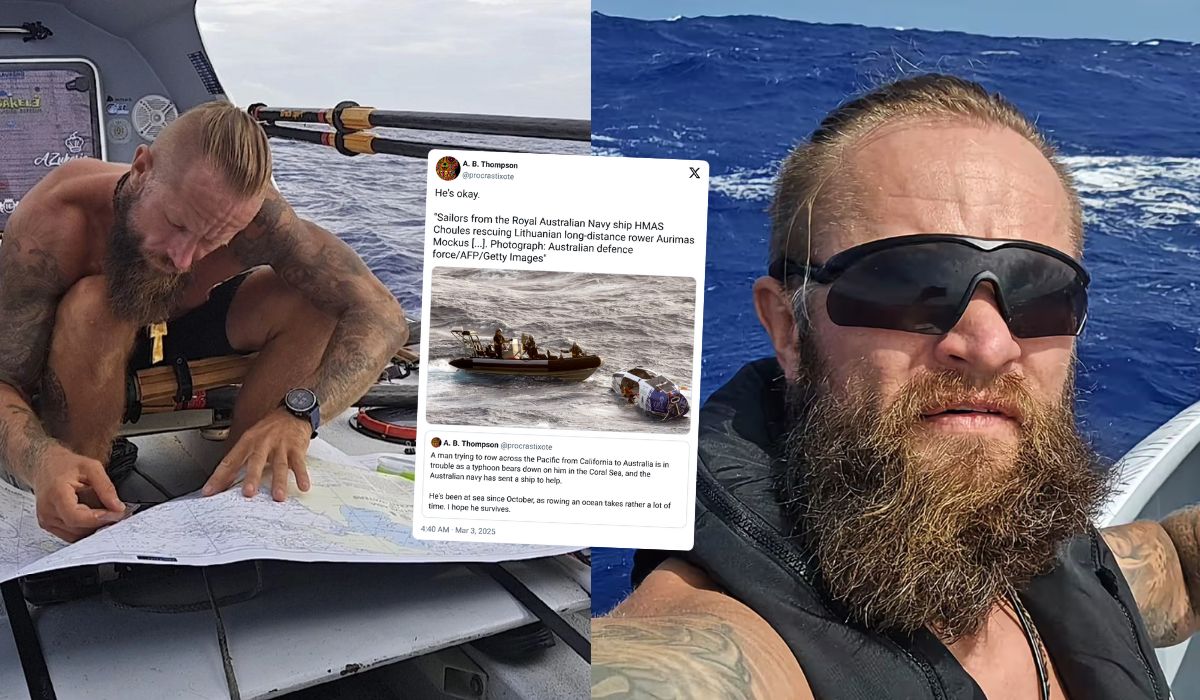 Australia: wojsko uratowało wioślarza, który chciał przepłynąć Pacyfik i wylądował w środku cyklonu