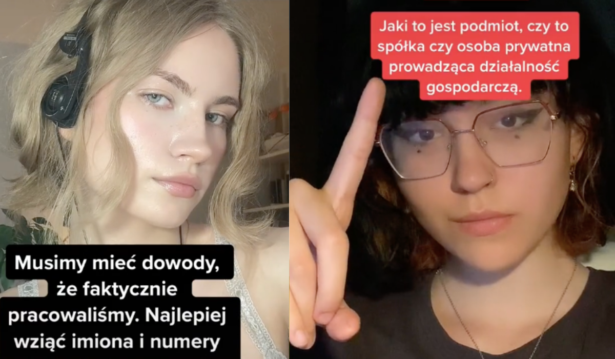 Inicjatywa Pracownicza zaczęła tłumaczyć młodzieży na TikToku, jak nie nadziać się na szefów-oszustów