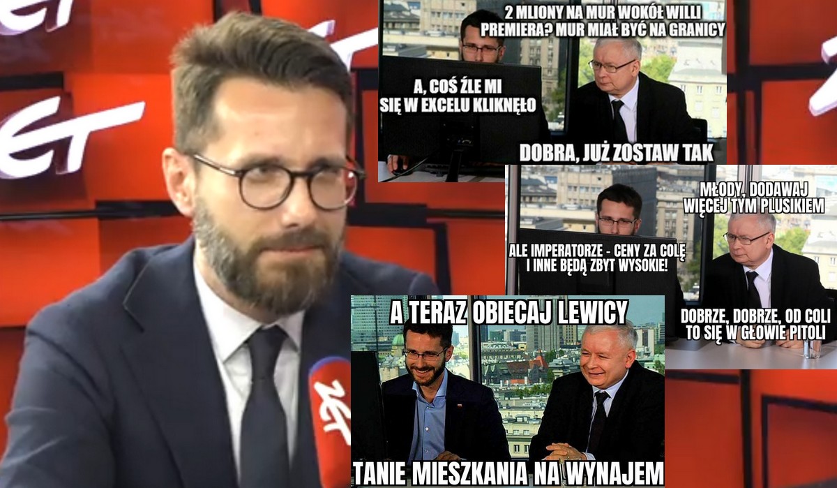 Fogiel wielkodusznie o memach ze sobą i prezesem: przy niektórych śmiechłem