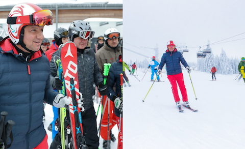 Andrzej Duda jeździł na nartach z prezydentem Słowacji:duda: