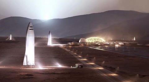 Elon Musk zapowiada, że lot na Marsa będzie kosztował 500 tysięcy dolarów