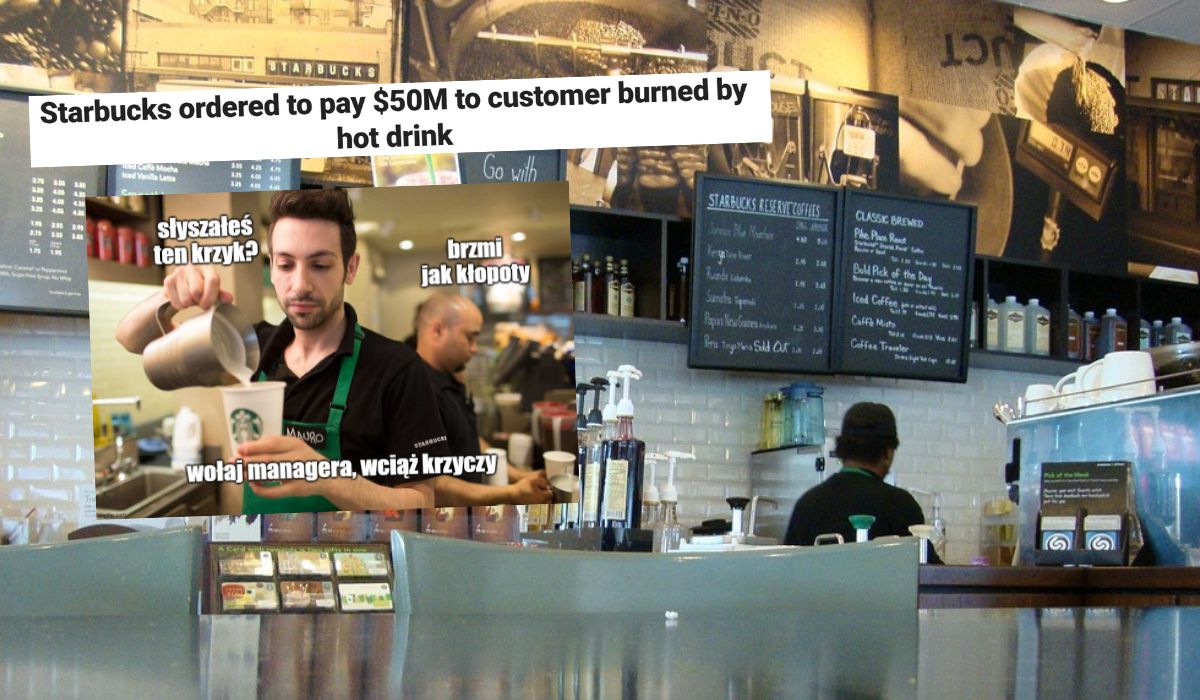 USA: mężczyzna wywalczył 50 mln dolarów odszkodowania od sieci Starbucks za poparzenie krocza