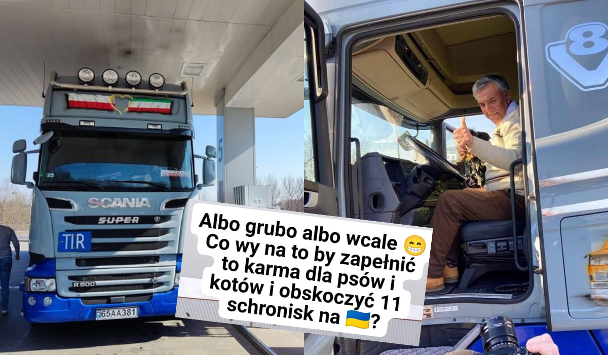 Irański kierowca, który dzięki zrzutce Polaków otrzymał ciężarówkę, pojedzie nią z pomocą humanitarną do Ukrainy