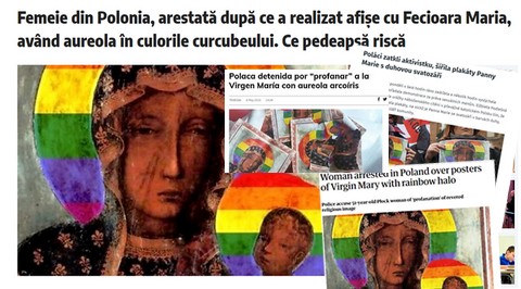 Aresztowanie twórczyni Matki Boskiej Tęczowej rozsławiło nas na świecie