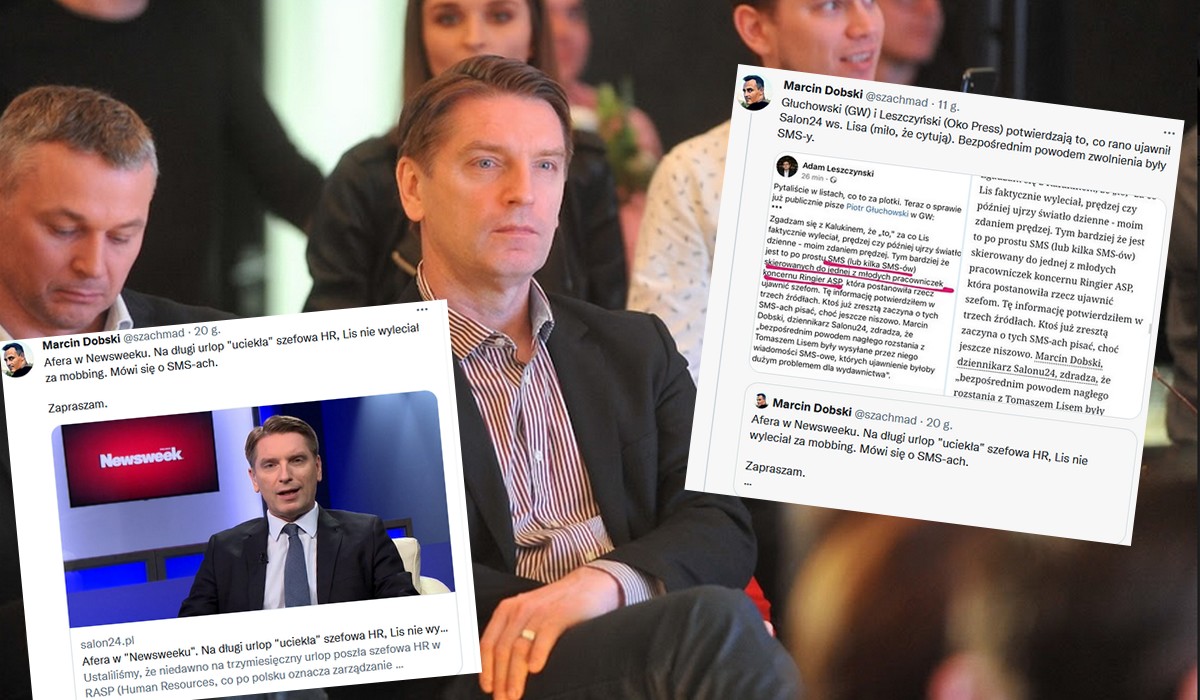 Wyborcza potwierdza, że Lis nie został zwolniony za mobbing, tylko za SMS-y do młodej pracownicy