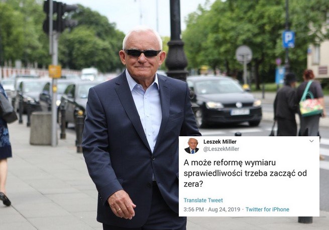 Miller: może reformę wymiaru sprawiedliwości trzeba zacząć od zera?
