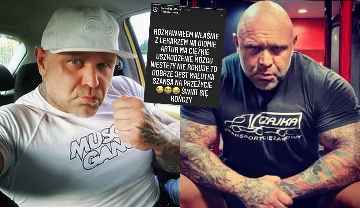 Waluś, jeden z uczestników mordobicia PunchDown oberwał tak, że może nie przeżyć