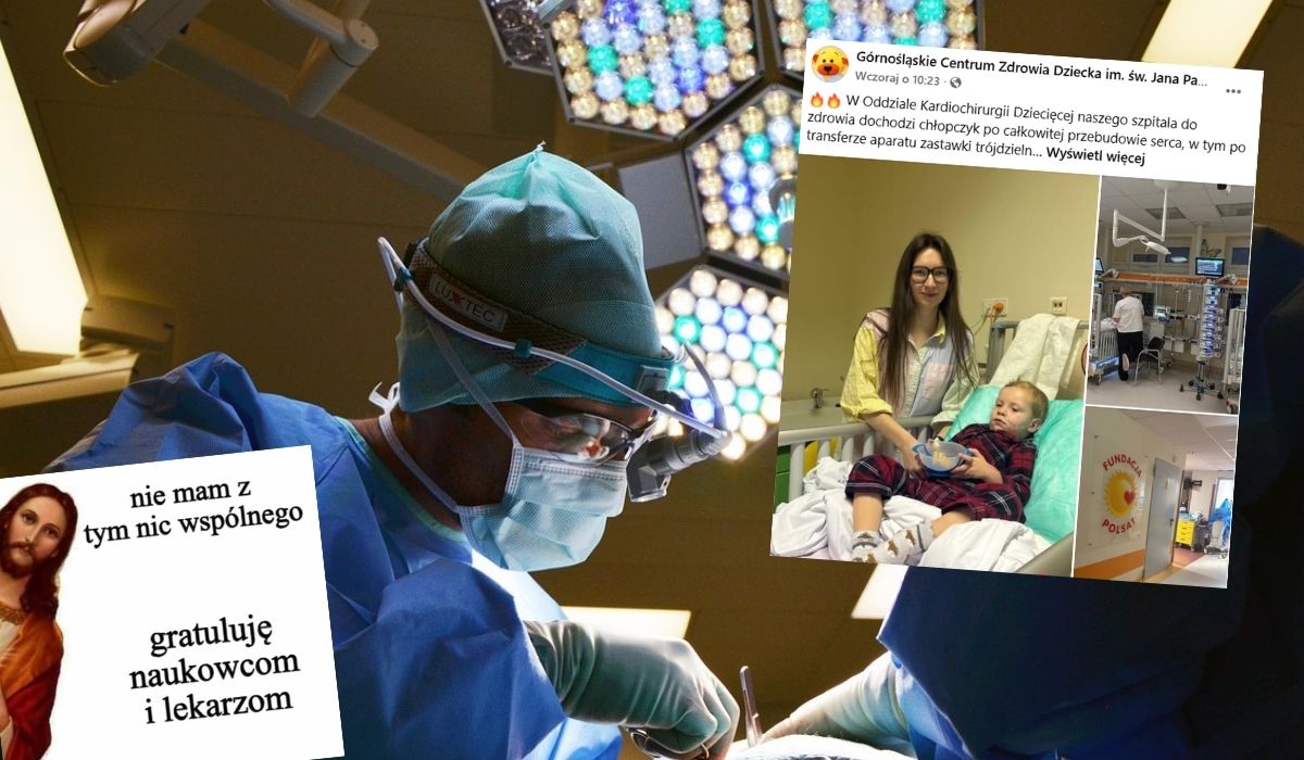 Katowice: lekarzom udało się przebudować całe serduszko chłopaka i będzie żył