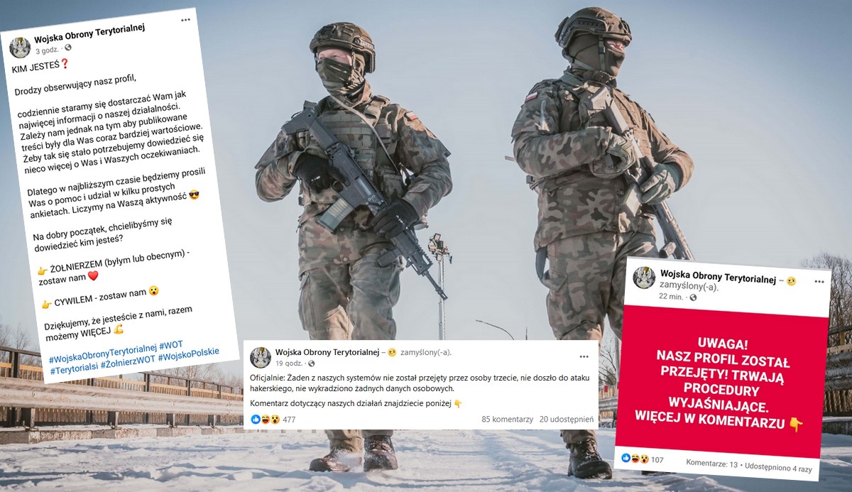 Profil Wojsk Obrony Terytorialnej poprosił żołnierzy o serduszka, teraz tłumaczą, że to ćwiczenia