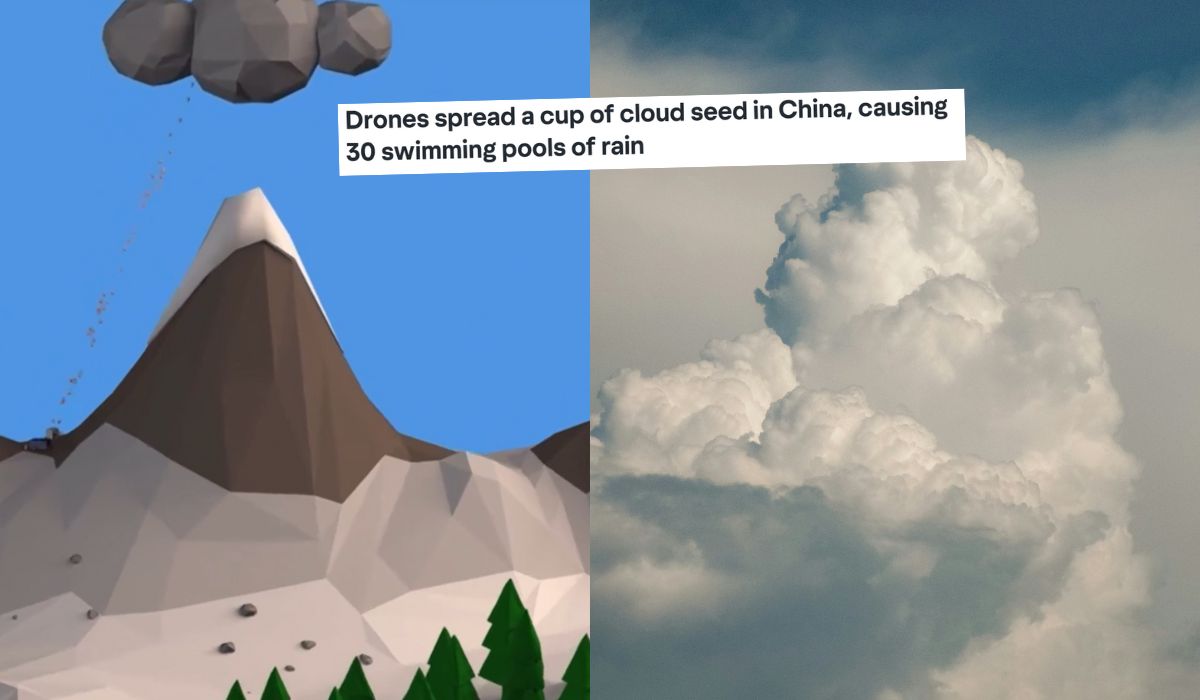 Chiny: naukowcy chwalą się udanym eksperymentem ze sterowaniem pogodą, udało się wywołać obfity deszcz