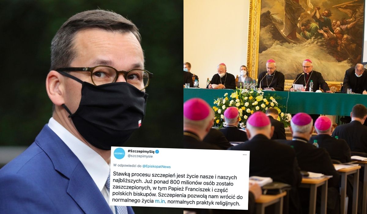Rząd odpowiada episkopatowi, że ich szef papież się zaszczepił i żeby nie robili afery