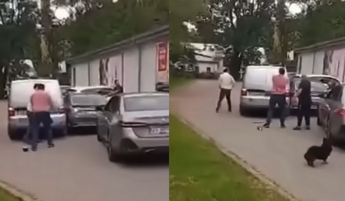 Bolków: policjant przekonywał złodzieja w samochodzie, żeby nie odjeżdżał, inny policjant dostał rykoszetem