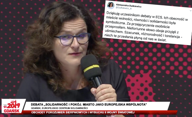 Aleksandra Dulkiewicz: przeprosiłam za "egzotycznych gości". Niefortunne słowo przyjęli z uśmiechem