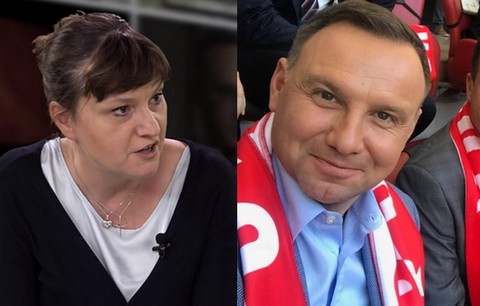 Ewa Stankiewicz atakuje Dudę: "Bawi się w Rosji, gdzie został zabity Lech Kaczyński":flushed: