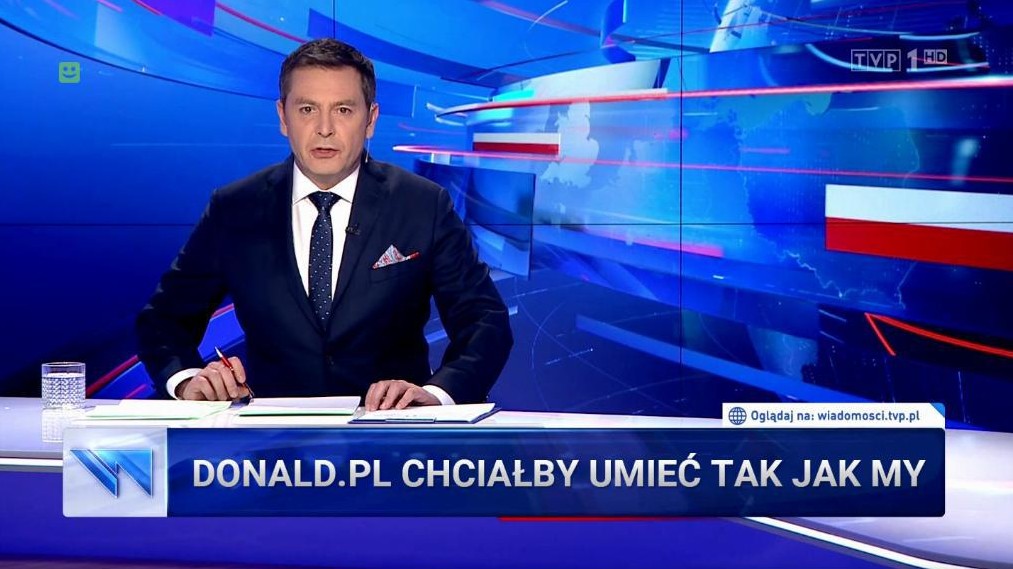 Wiadomości osiągnęły szczyt satyry, śmieszniej po prostu nie będzie