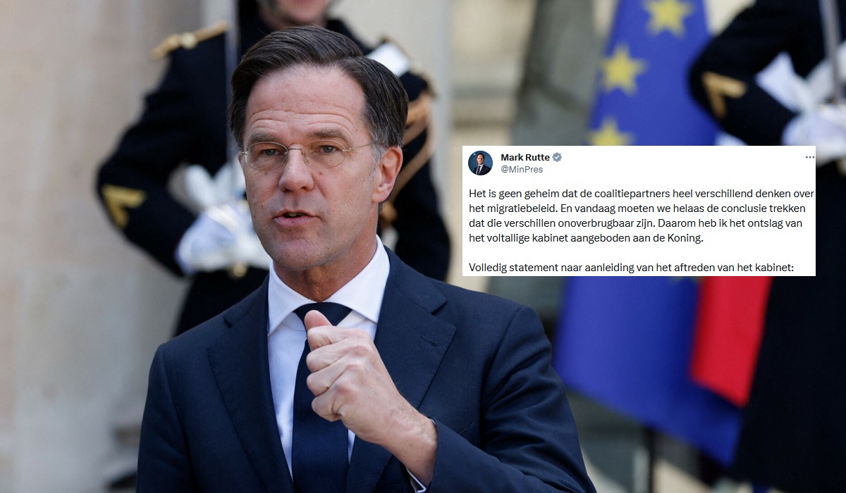 Holenderski rząd upadł, przyczyną jest brak porozumienia w polityce migracyjnej