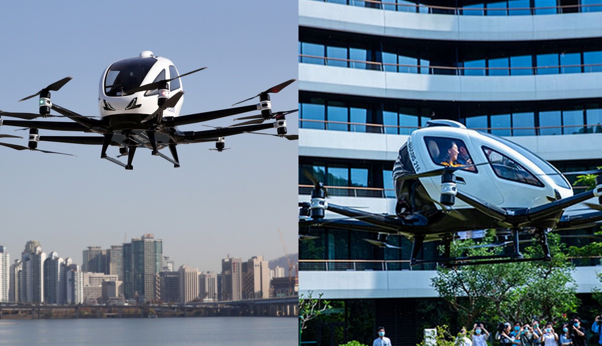 Chiny pierwszym krajem dopuszczającym latające taksówki-drony