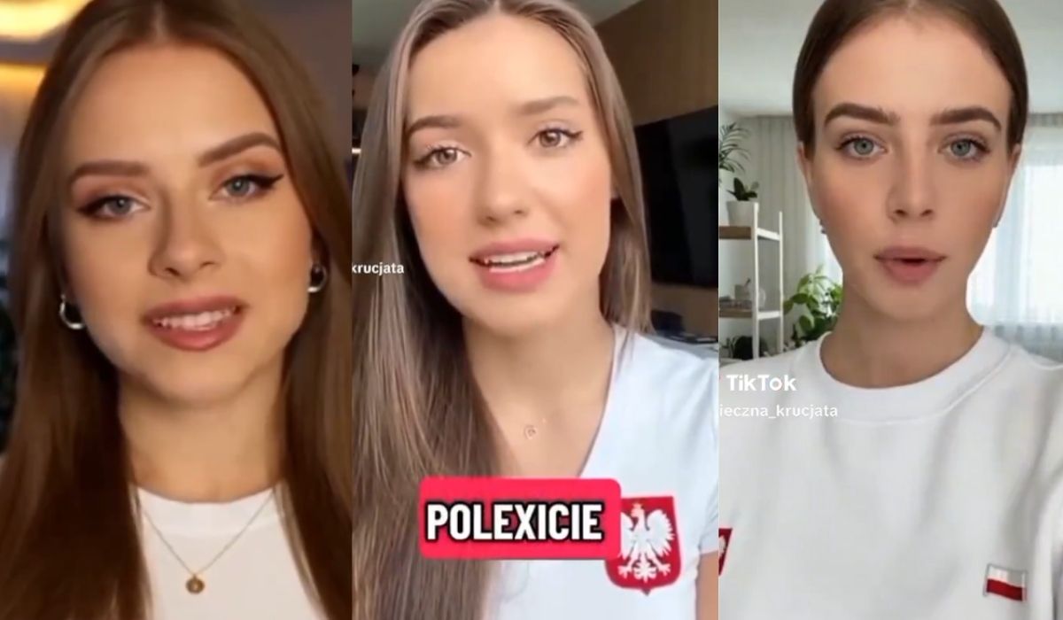 Wygenerowane w AI infuencerki namawiają do polexitu na TikToku