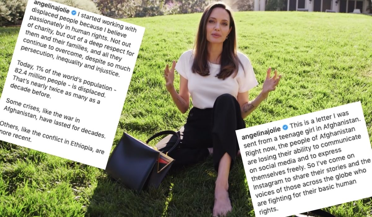 Angelina Jolie założyła konto na Instagramie, aby być "głosem Afganek"