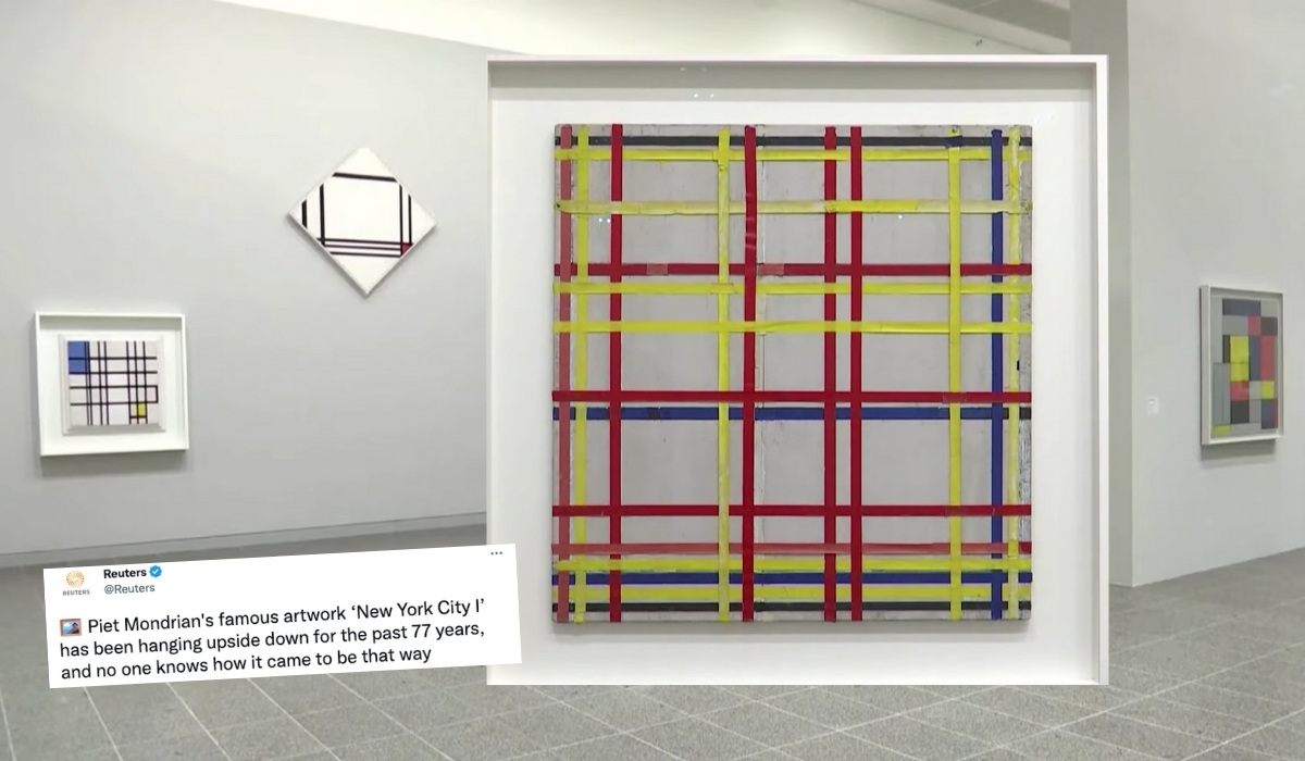 Niemcy: znany abstrakcyjny obraz przez 70 lat wisiał w muzeum do góry nogami i nikt się nie zorientował