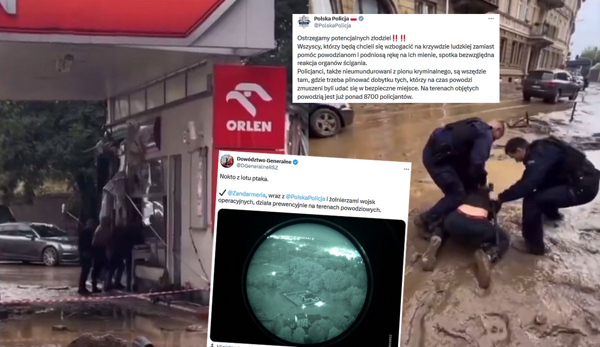 Mundurowi wyposażeni w noktowizory i termowizję będą szukać szabrowników