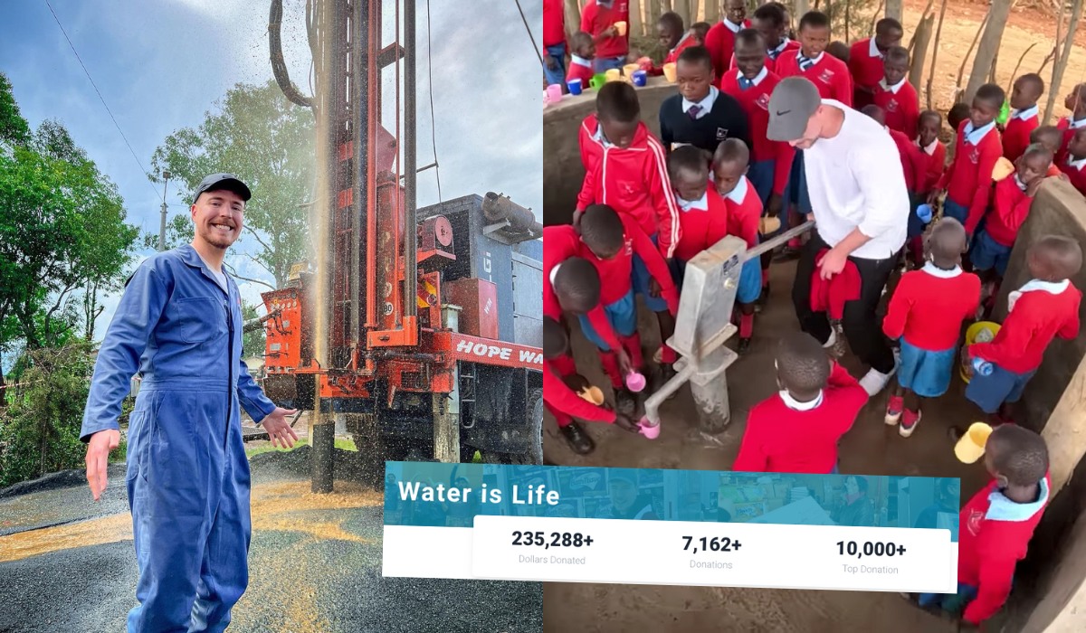 MrBeast wybudował 100 studni w Afryce i zbiera na kolejne