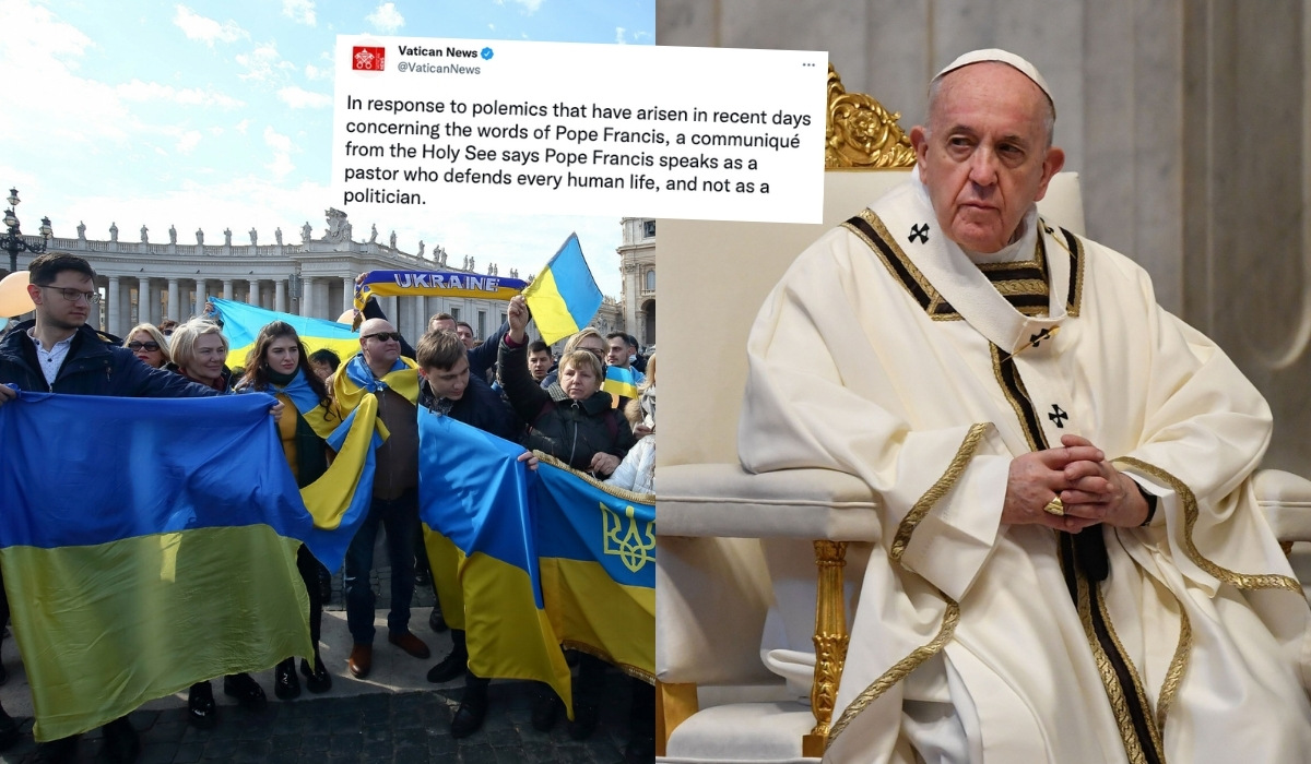 Zaledwie pół roku od początku wojny Watykan zaczął odważnie przebąkiwać, że to Rosja zaczęła 