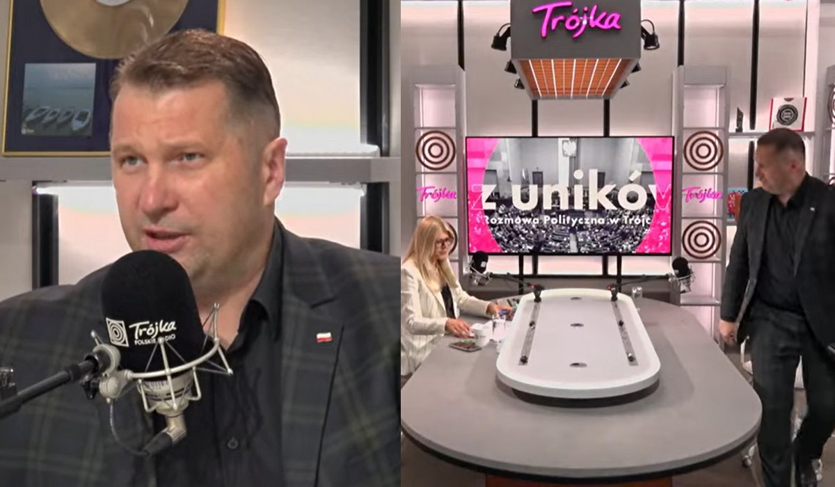 Czarnek dostał okrutnej piany, przerwał wywiad i opuścił wzburzony studio radiowej Trójki