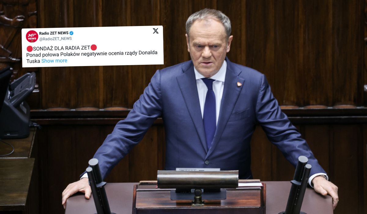 Większość Polaków ocenia rząd Donalda Tuska z niezadowoleniem