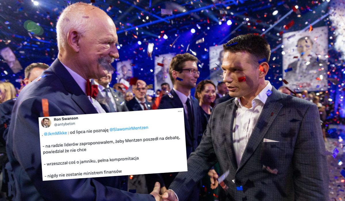 Korwin-Mikke nienawidzi chyba Mentzena bardziej niż socjalizmu, bo dalej go masakruje
