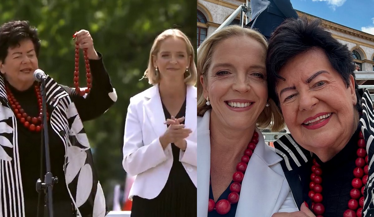 Joanna Senyszyn podarowała swoje imperialne korale żonie Rafała Trzaskowskiego