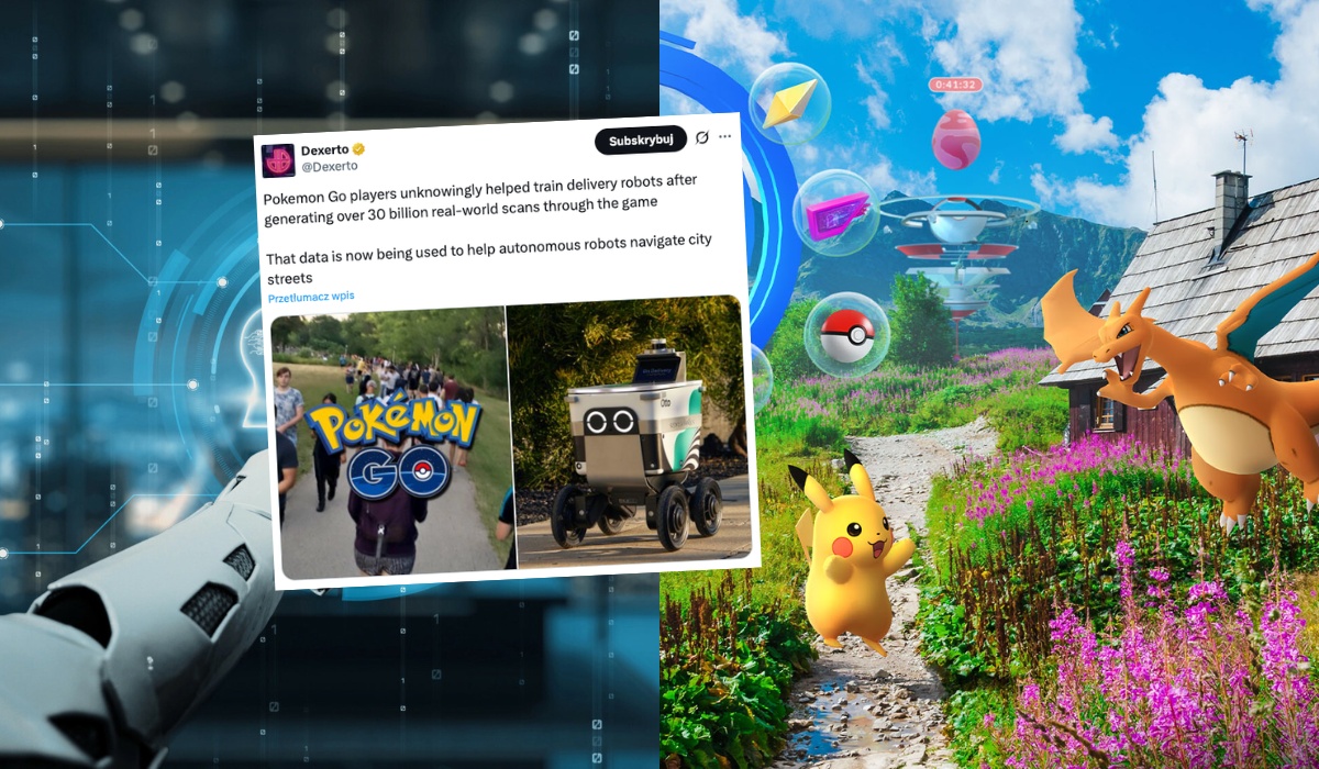 Okazało się, że dane z Pokemon Go są wykorzystywane do trenowania AI, która wspomoże roboty dostawcze
