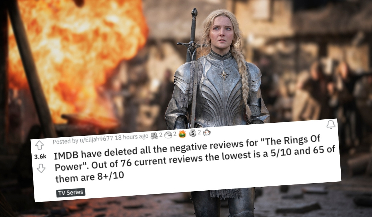 Internauci podejrzewają, że serwis IMDB nie pozwala na krytykę "Władcy Pierścieni" Amazona