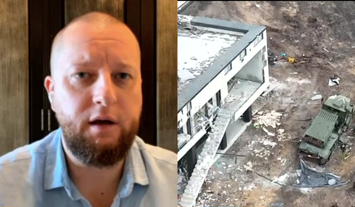 Rosjanie przejęli dom ukraińskiego milionera, więc ten zlecił bombardowanie własnej posiadłości 