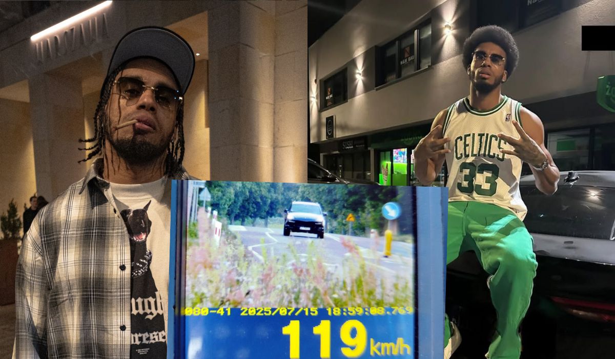 Raper Alberto zatrzymany przez grupę SPEED, jechał pomimo zakazu prowadzenia pojazdów