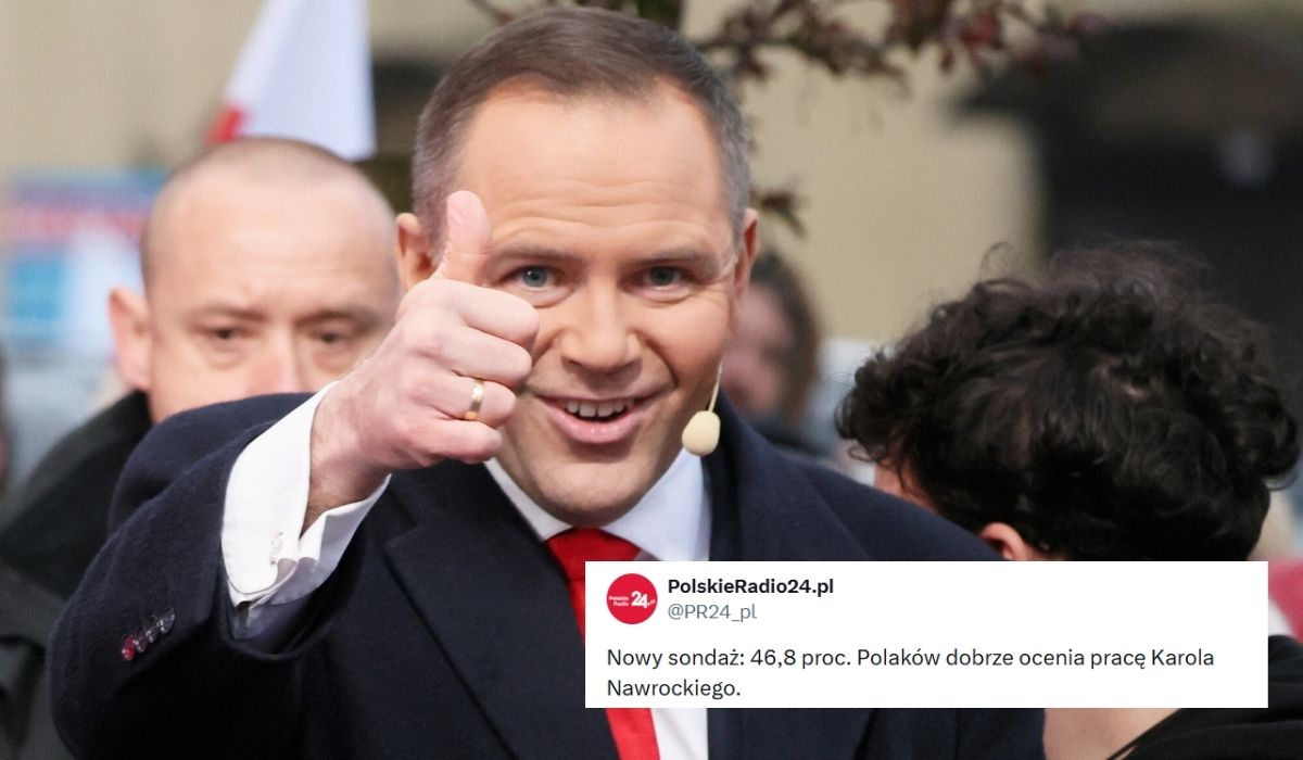 Sondaż: prawie połowa Polaków pozytywnie ocenia prezydenturę Nawrockiego