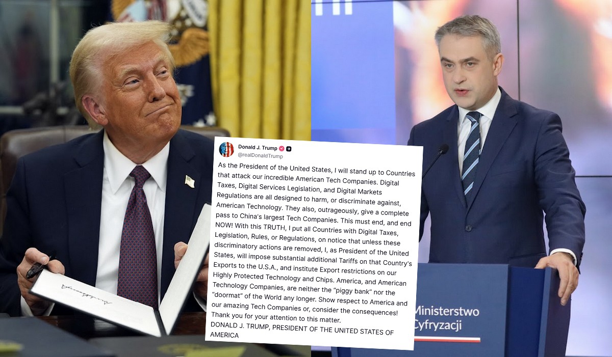 Trump grozi kolejnymi cłami krajom, które chcą podatku cyfrowego