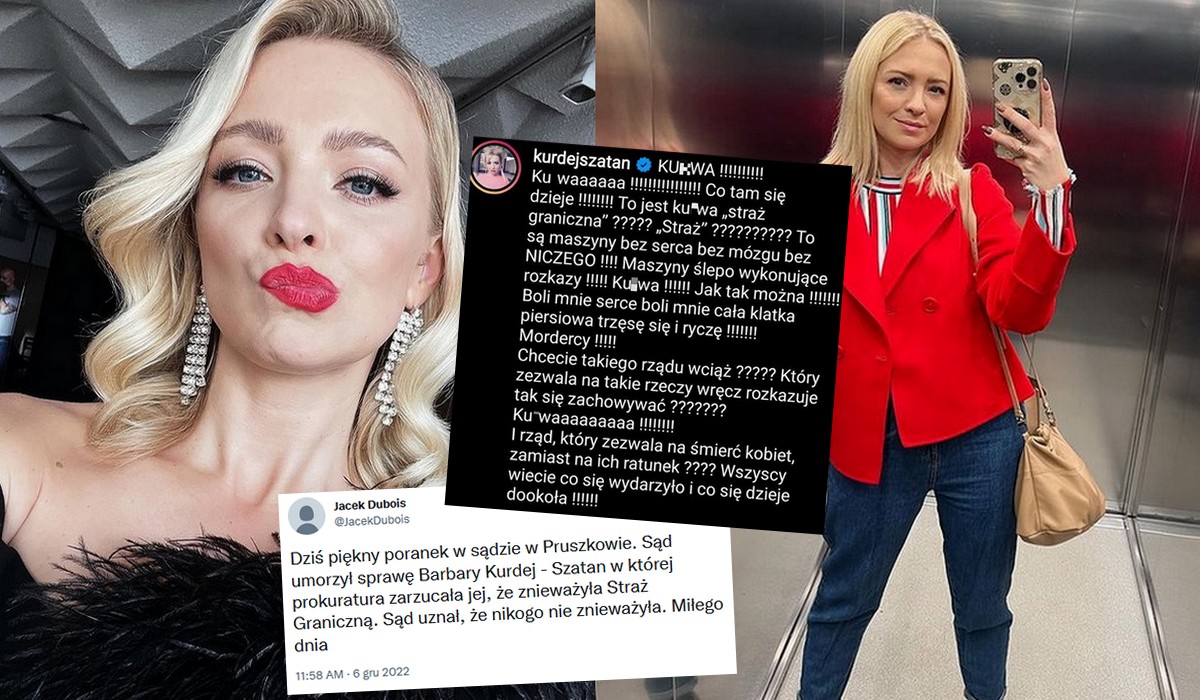 Sprawa Barbary Kurdej-Szatan została umorzona, prokuratura będzie składała zażalenie