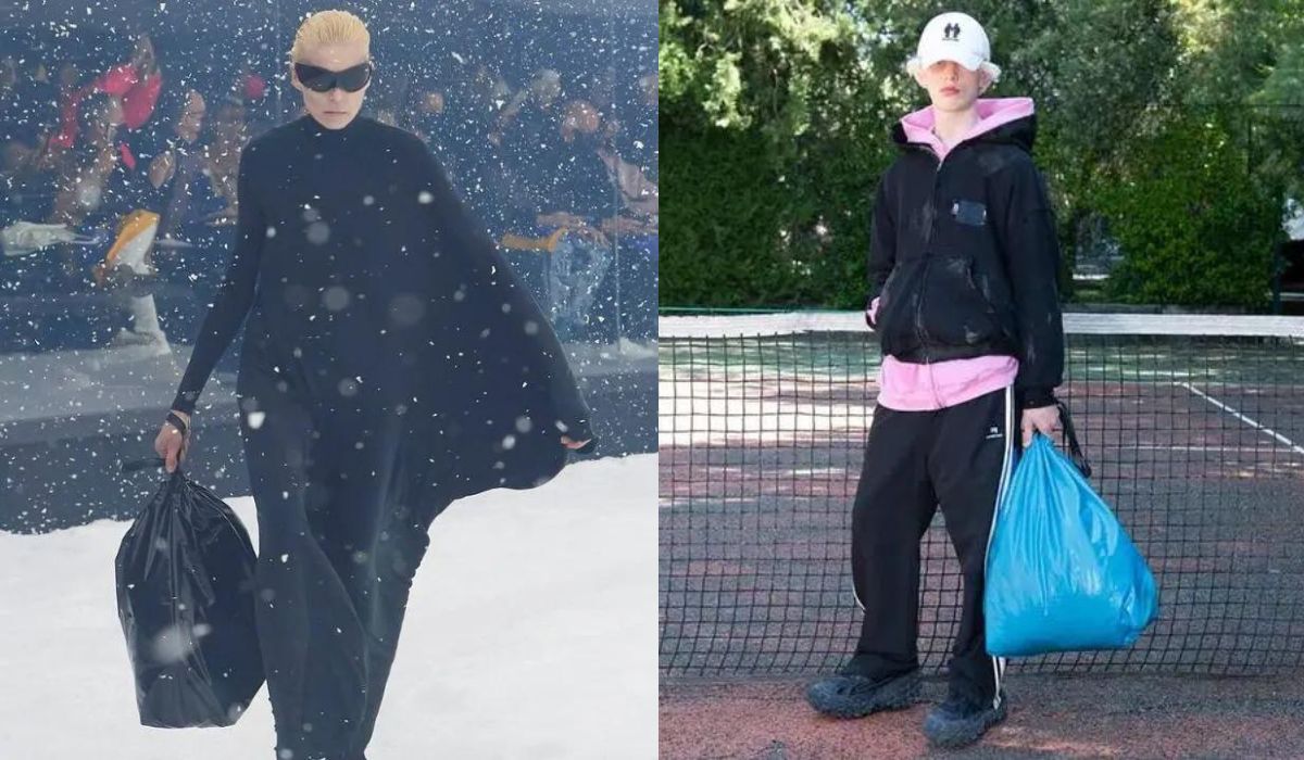 Balenciaga sprzedaje luksusowe "worki podróżne" wyglądające jak worki na śmieci