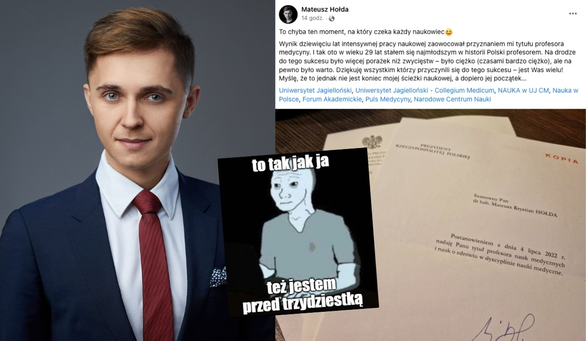 Mamy pierwszego w Polsce profesora przed trzydziestką i to na polu medycyny