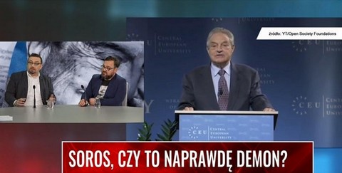 W prawicowej telewizji dyskutowano o tym, czy George Soros jest demonem