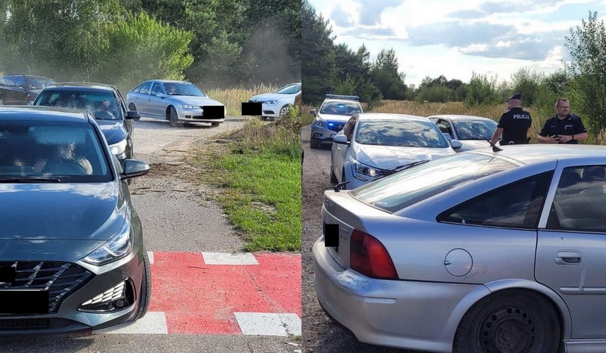 Kleszczów: policja odwiedziła kiboli, zamaskowani chłopcy uciekali przez pola niczym rącze rumaki